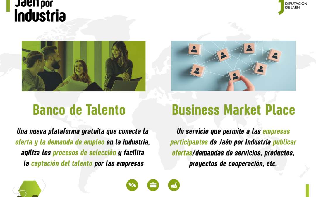 La Diputación de Jaén pone en servicio dos herramientas para facilitar la incorporación de talento y la cooperación empresarial