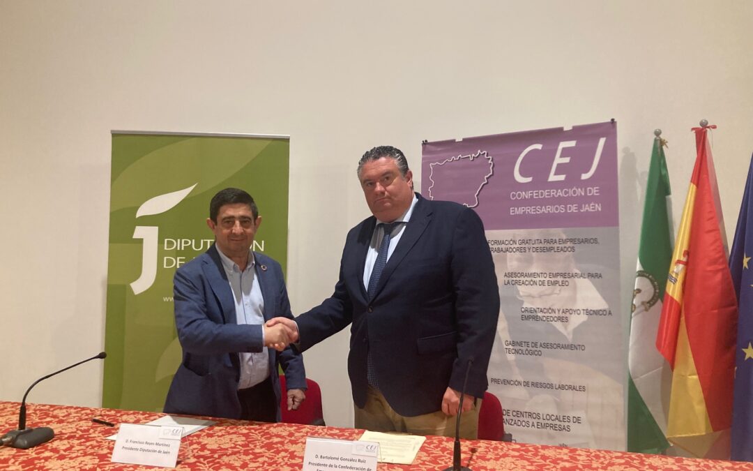Acuerdo de la Diputación y la CEJ para impulsar la economía circular mediante el proyecto ‘Jaén Simbiosis Industrial’