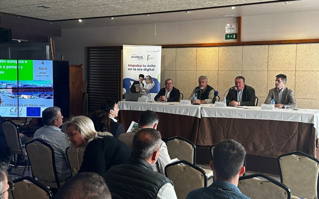La Diputación Provincial de Jaén y la Confederación de Empresarios de Jaén celebran una jornada informativa para pymes y autónomos en Arroyo del Ojanco