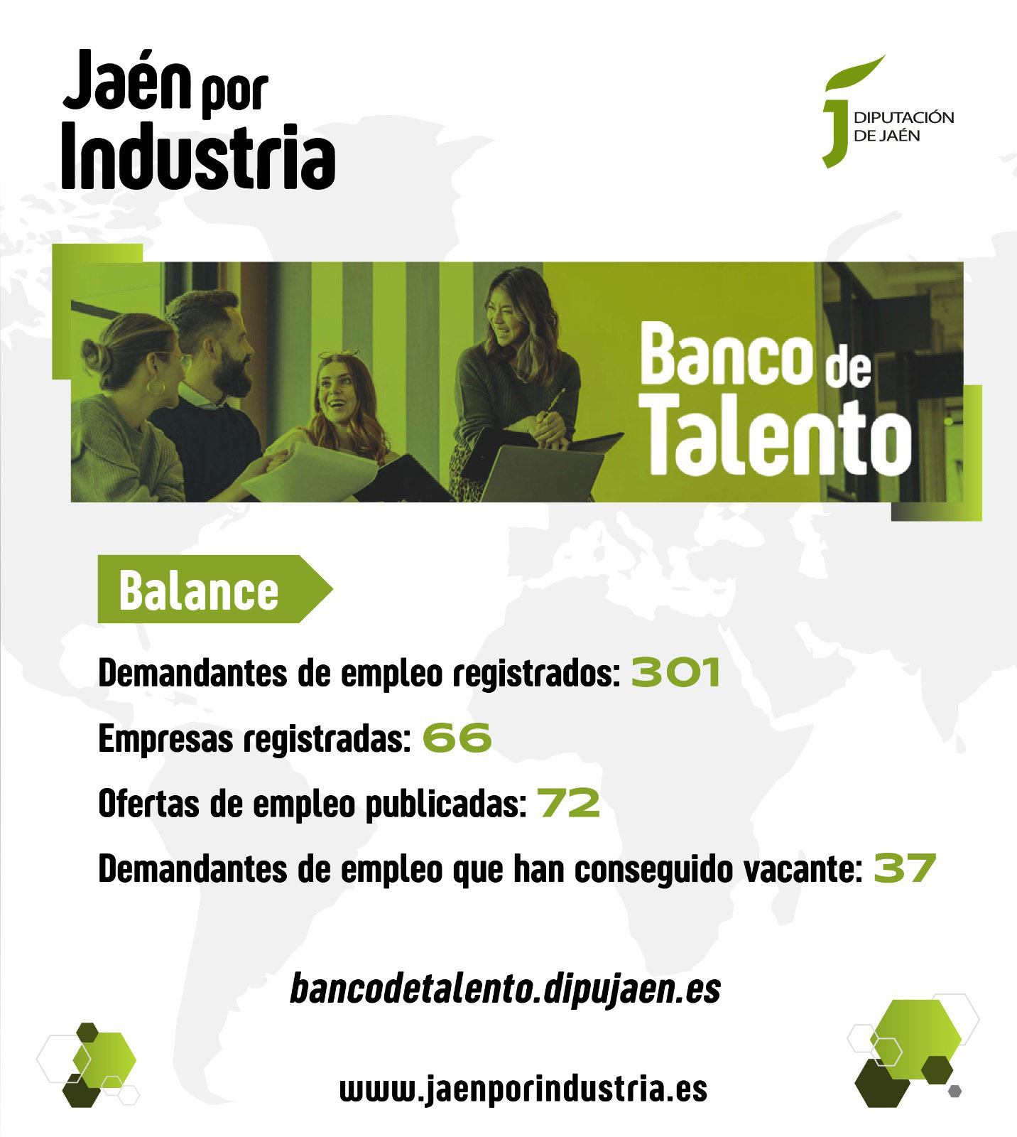 El Banco de Talento, una herramienta clave para el mercado de trabajo jiennense
