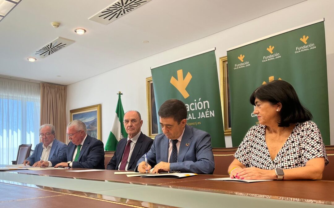 Diputación y Fundación Caja Rural firman un convenio para financiar los terrenos del campo de pruebas del CETEDEX