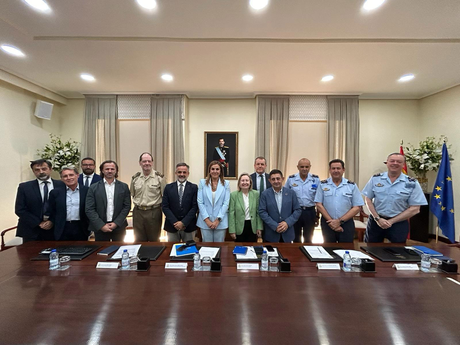 Diputación aborda con Defensa y la Asociación de Constructores de Jaén las expectativas de la ejecución del CETEDEX