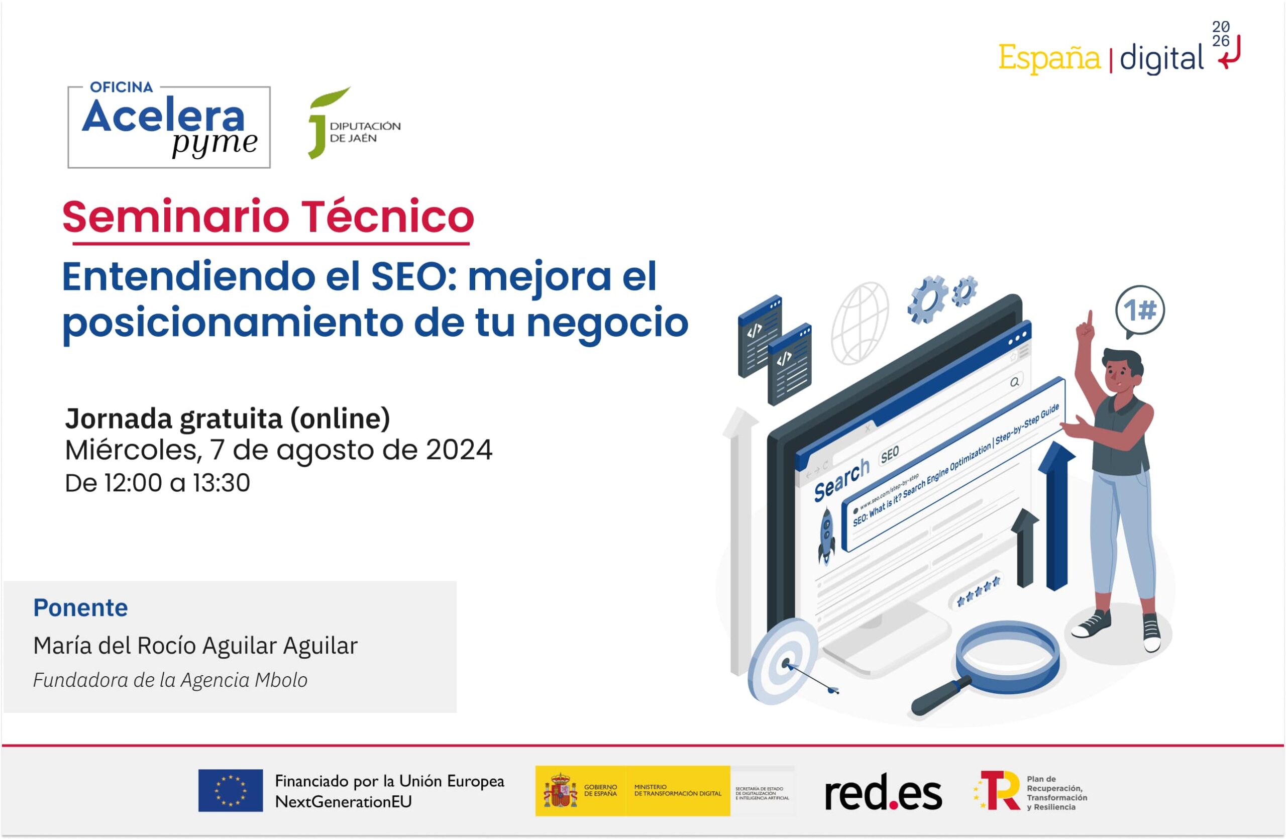 Nuevas formaciones de la Oficina Acelera Pyme Rural para el mes de agosto