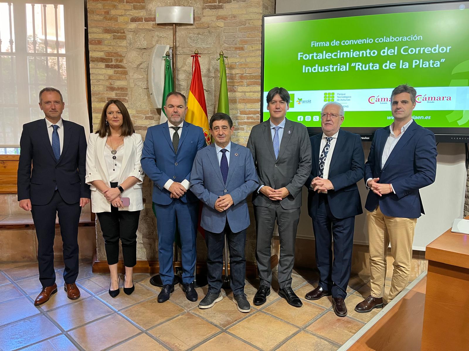 Jaén y Asturias se alían para aprovechar las oportunidades que ofrecerá el corredor industrial “Ruta de la Plata”
