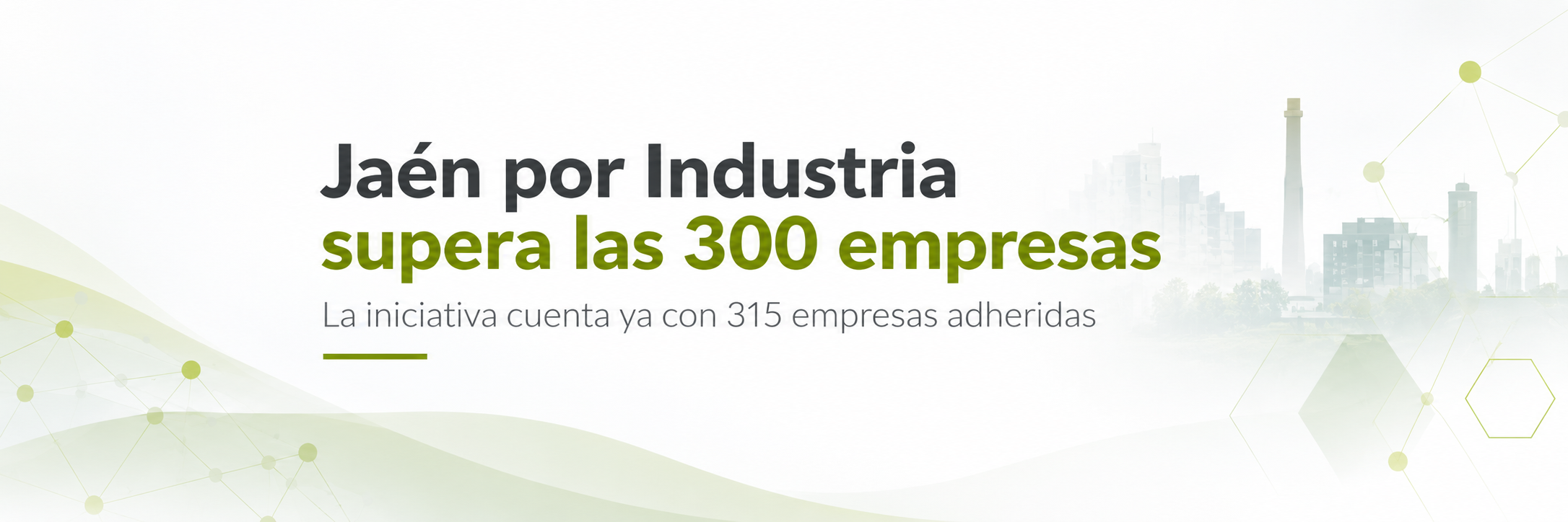 jaén por industria supera las 300 empresas